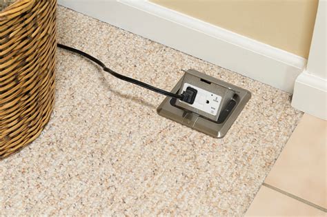 electrical floor boxes canada|electrical outlets in floor residential.